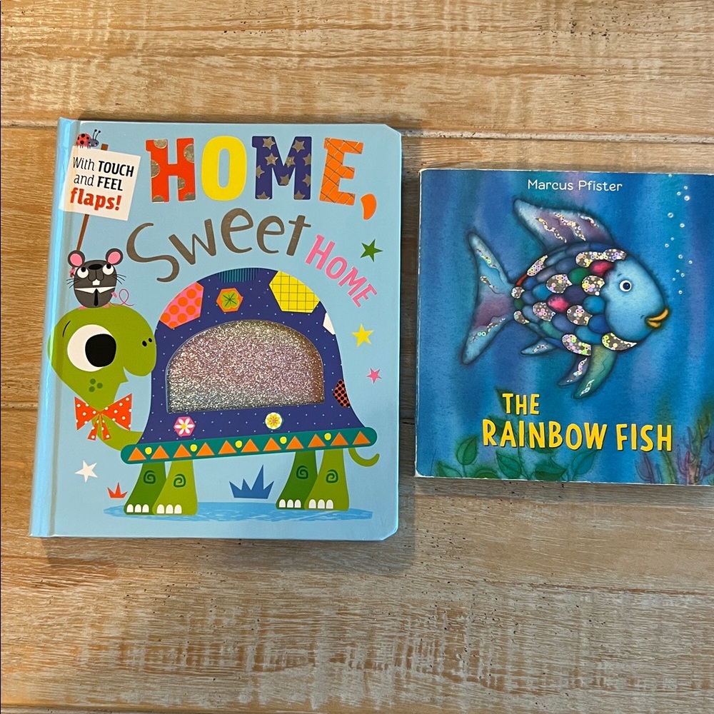 Children's Books Set - Home Sweet Home and The Rainbow Fish